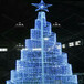 凡蒂洛美陈大型圣诞树铁艺框架圣诞树广场led灯光圣诞树厂家定制