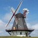 凡蒂洛美陈设计制作大型户外风车荷兰风车模型景观装饰美陈风车