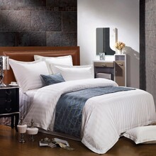 天津宾馆酒店布草棉织品客房床上用品床单被罩批发定做厂家图片