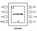 代理台湾技领ACT4070BYH-T高功率DC-DC转换器ACT4070充电器芯片图片