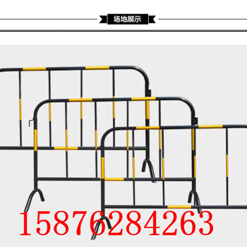 江門道路施工鐵馬綠化工程臨時圍蔽用鐵馬護(hù)欄黃黑鐵馬