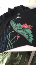 广州惟彩服装手绘厂,服装手绘加工,包包手绘加工,鞋子手绘加工图片