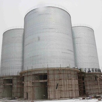 大型储存罐厂家找山东正阳提供设计安装大型钢板仓大型粉煤灰库