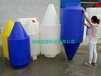 可排空塑料水桶0.7吨锥底塑料水箱700L锥底方形塑料储罐700升尖底耐酸碱加药罐