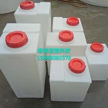 110升熟料塑膠容器110公斤方型加藥箱立式清水箱食品級水桶