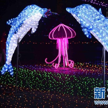 中国彩灯光雕亮化