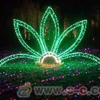 广西梧州大型灯光展一致好评灯光作品设计场地场景