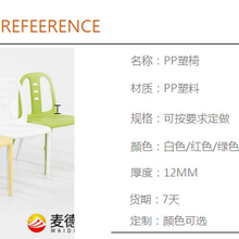 塑料椅厂家供应塑料椅子加厚PP休闲耐用全塑料椅子