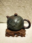 坭兴陶手工雕刻茶壶茶杯批发