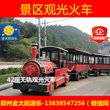 金太阳游乐设备42座景区观光火车游览小火车无轨道观光大火车图片