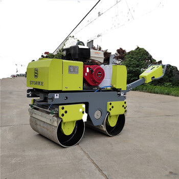 思拓瑞克小型压路机园林柴油手扶式机械0.8吨座驾式压路机厂家小型振动压路机