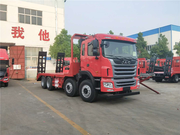 浙江温州拉150挖机平板拖车厂家