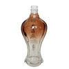 厂家直销新款晶白料玻璃酒瓶500ml喷涂烤花玻璃白酒瓶料酒瓶