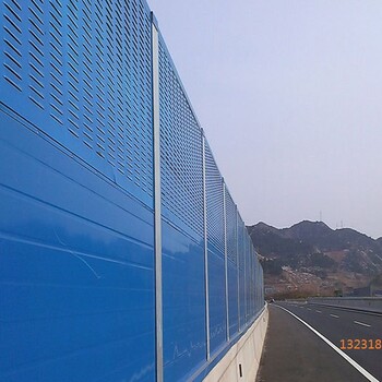廠家高速公路隔音聲屏障百葉聲屏障鐵路高強度消音聲屏障