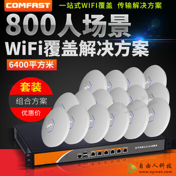 800人3200-6400平方米WIFI覆盖解决方案企业酒店商场医院套装