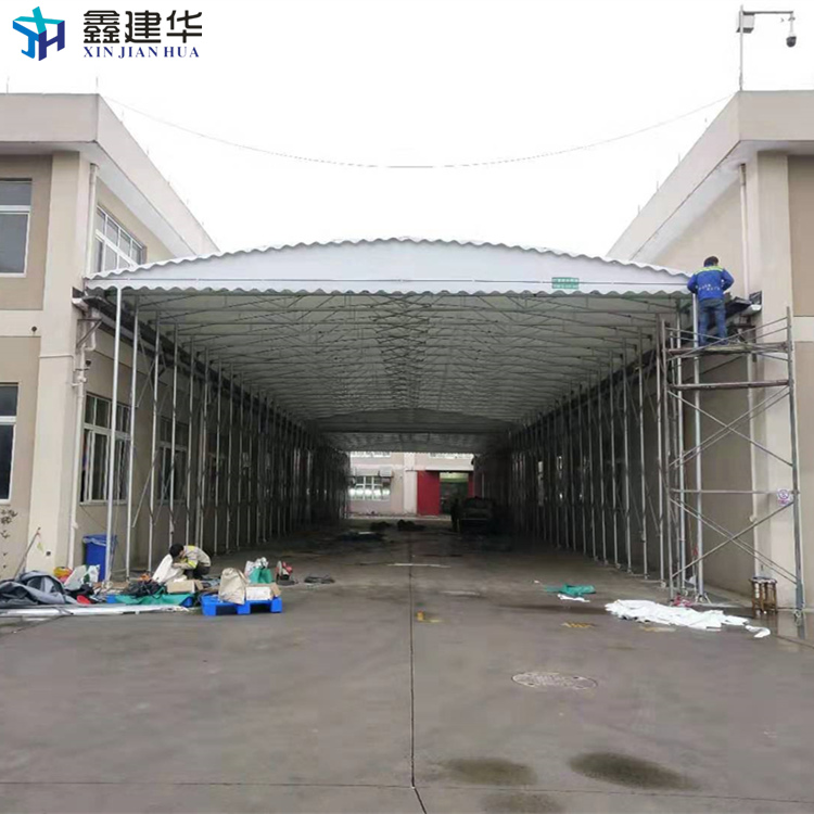 保定大型移动雨棚布_移动防违建雨篷质量保障