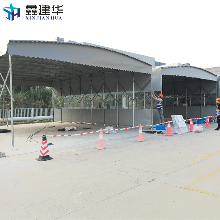 迁安大型可拆卸雨棚 移动防违建雨篷材料好