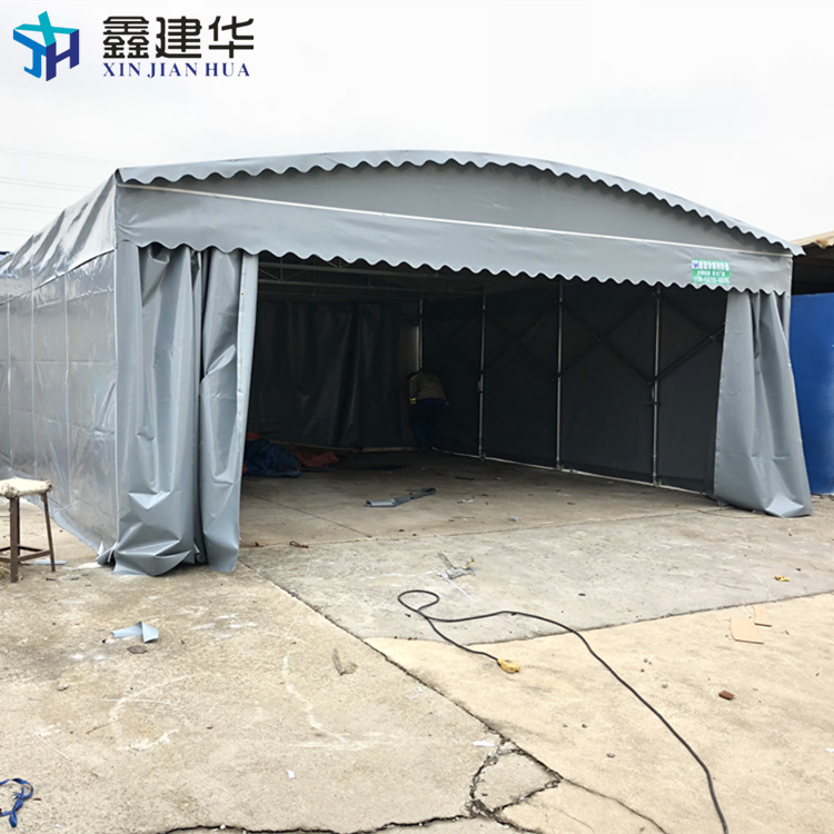 荆州加厚推拉遮阳篷/活动式雨蓬造型美观