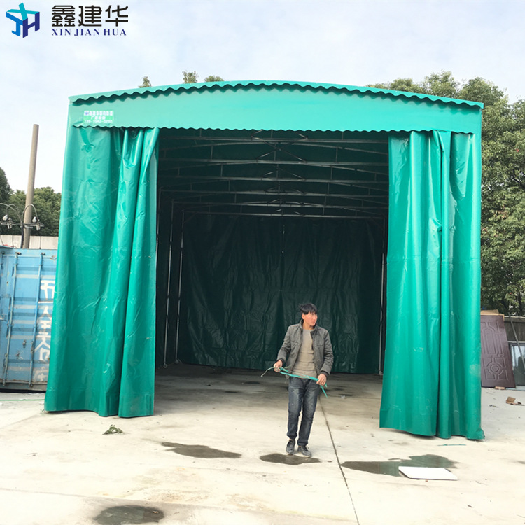 宜宾大型仓储帐篷-移动推拉雨蓬抗震性强