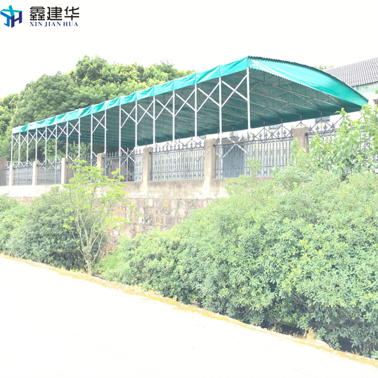 资阳大型自动推拉篷移动防违建雨篷款式新颖