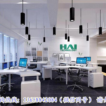 居乐高南亚风情第壹城200平小型办公室装修设计效果图