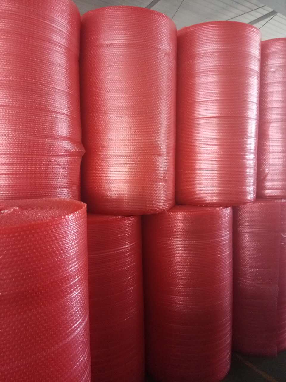 气泡膜防静电11次方红色加厚气垫膜苏州供应运输包装材料