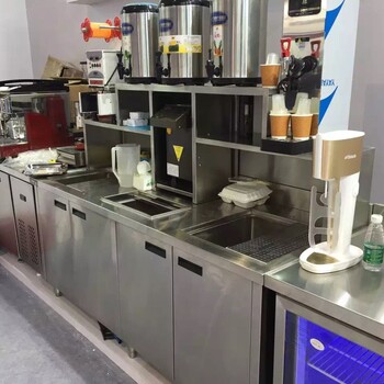 封口机果糖机制冰机气泡水机开水机奶茶设备供应