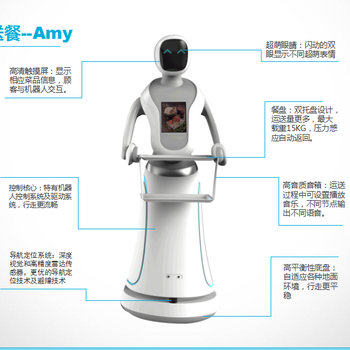 艾米送餐高智能服务机器人价格