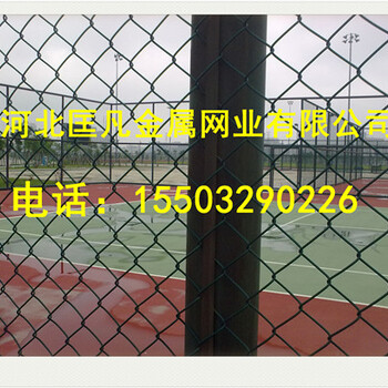 操場圍網(wǎng)勾花網(wǎng)墨綠色球場圍網(wǎng)定做廠