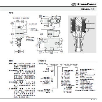 HF海德福斯插装阀PD12-S61N液压阀PE12-S67D多路阀EP20-S35