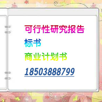 张家口咨询单位代写可行性研究报告报告有内涵