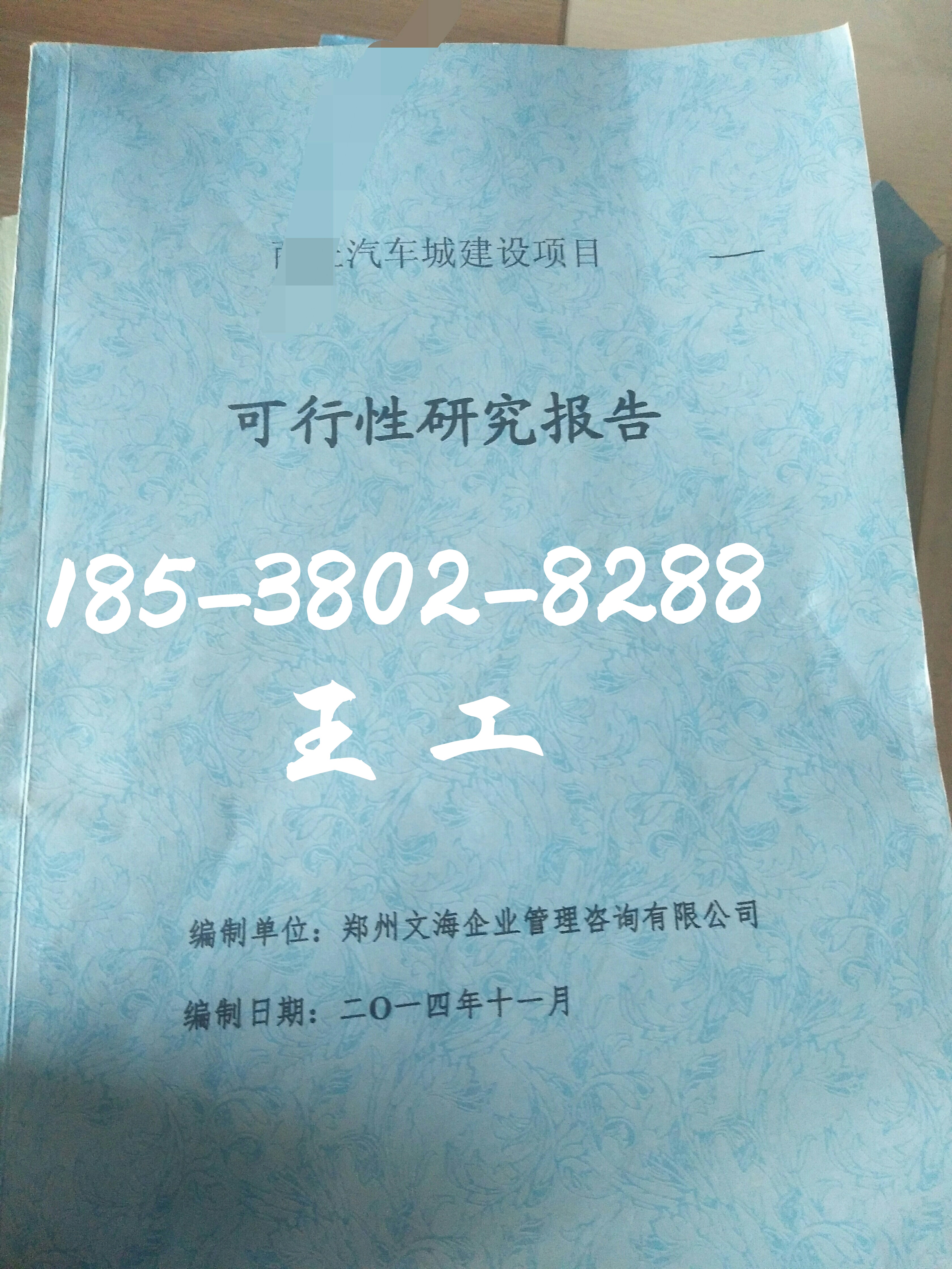 安庆可研代写项目可行性报告2018版可研报告