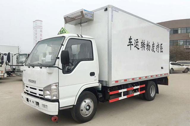 庆铃医疗废物转运车1t医疗废物转运车