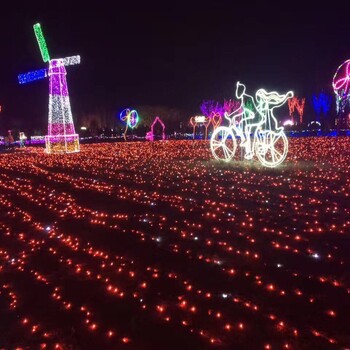 生产厂家圣诞树造型出租灯光节