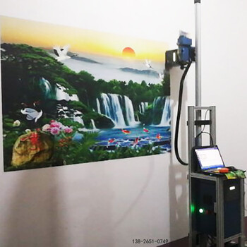 3D墙体打印机室内外墙壁绘画机大型喷绘机新款墙绘机