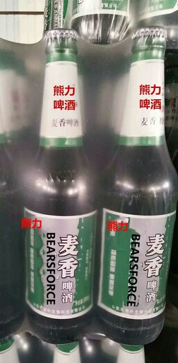 熊力500ml9小麦王易拉罐啤酒供应商州区