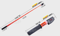 华泰10kV验电棒绝缘感应验电验电器验电笔全回路高压验电器伸缩声光验电器图片2