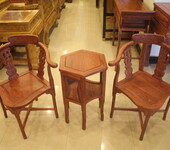 鲁创红木非洲花梨木红木家具古典工艺家具客厅家具情人椅