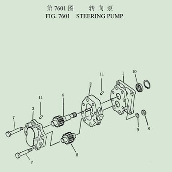 山推推土机配件山推转向泵SD16转向泵16Y-76-06000山特松正刘瑞