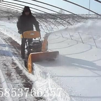 环保的除雪机，道路小型汽油动力扫雪机