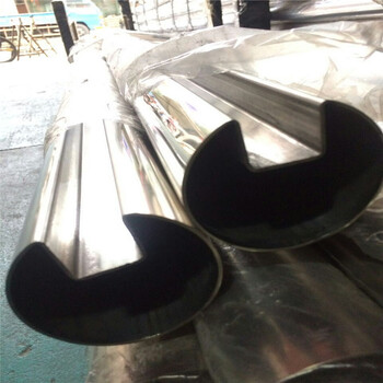 佛山不锈钢异型管厂家304椭圆凹槽不锈钢加工定制
