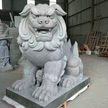 奉节汉白玉石狮子厂家,石狮子雕刻