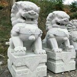 南京汉白玉石狮子-200对石狮子成品,石雕狮子