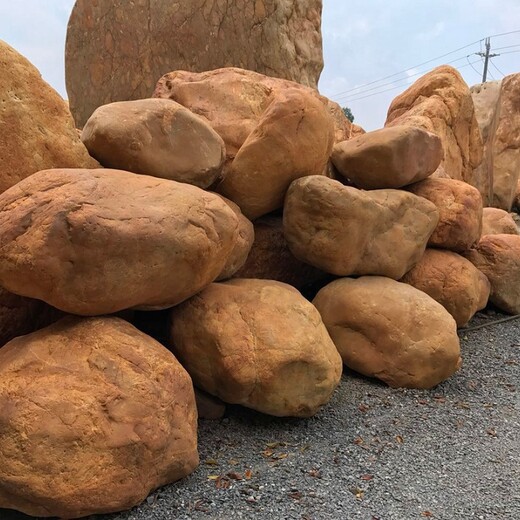 明石石业河道黄蜡石,荆州明石石业黄蜡石