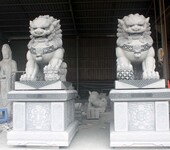 武汉青石狮子厂家,武汉汉白玉石狮子，2019最新石狮子现货