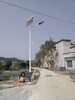 寧夏回族自治區靈武市9米24伏太陽能路燈工程案例廠家直銷