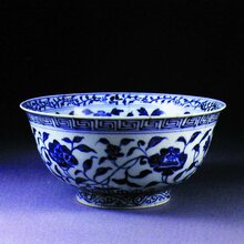 清宣统斗彩花卉纹碗免费鉴定图片