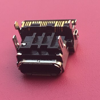 TYPE-C垫高母座USB3.1四脚插板24P双包壳带后盖加高型泰普C