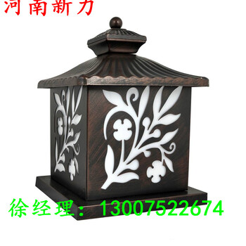 柱頭燈太陽能室外庭院燈門柱燈墻頭燈圍墻燈家用戶外防水大門燈
