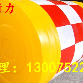 滾塑防撞桶防撞分流桶高速路障隔離桶河南新力大量供應(yīng)